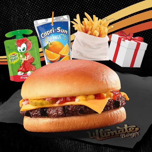 Photo du produit Menu Kids Cheeseburger, non contractuelle
