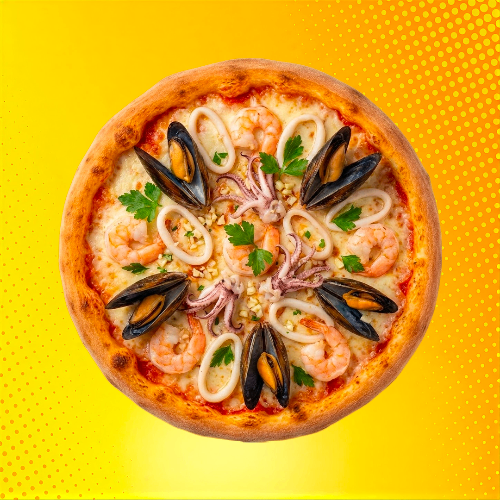 Photo du produit Pizza fruits de mer, non contractuelle