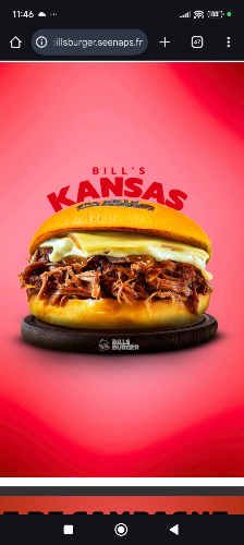 Photo du produit Menu Bill's Kansas , non contractuelle