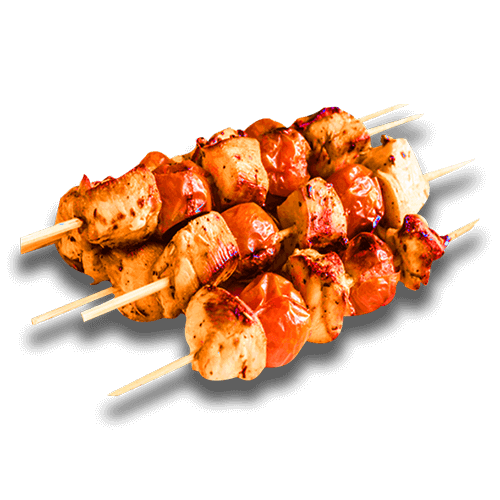Photo du produit X6 Brochettes de poulet satay, non contractuelle