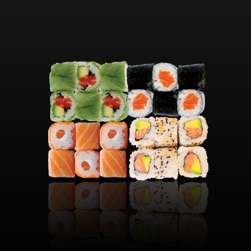 Photo du produit Menu all saumon, non contractuelle