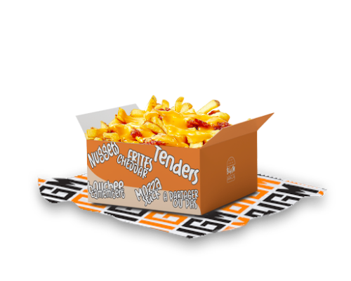 Photo du produit Frites Cheddar Bacon, non contractuelle