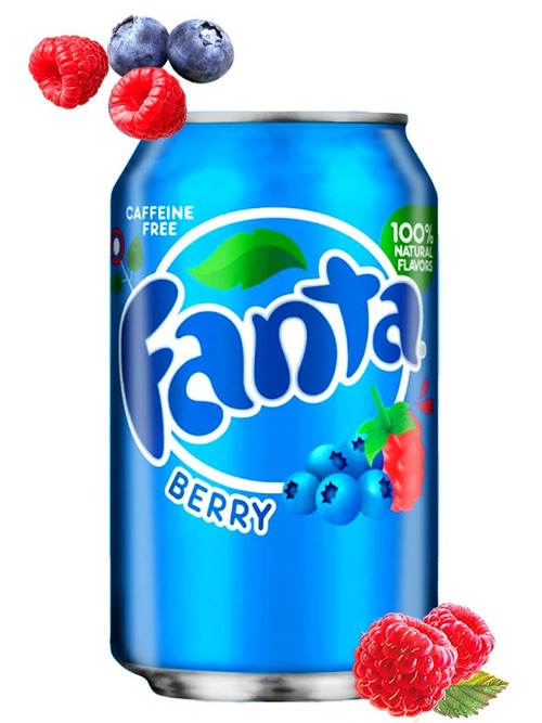 Photo du produit Fanta Fruits rouges  🇺🇸 33 cl, non contractuelle