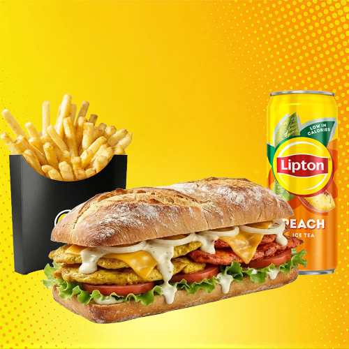 Photo du produit Menu sandwich gourmand, non contractuelle