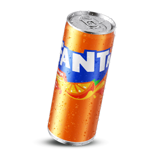 Photo du produit Fanta orange 33cl, non contractuelle