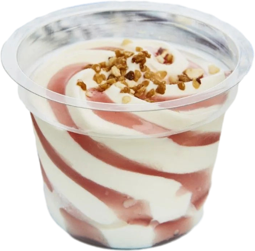 Photo du produit Sundae vanille fraise, non contractuelle