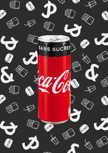 Photo du produit Coca-Cola Zero 33cl, non contractuelle