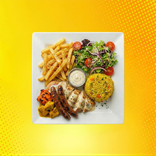 Photo du produit Assiettes 1 viande, non contractuelle