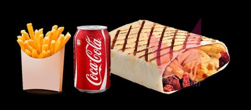 Photo du produit Menu tacos 1 viande, non contractuelle