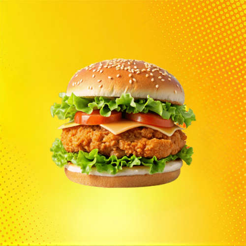 Photo du produit Chicken burger, non contractuelle