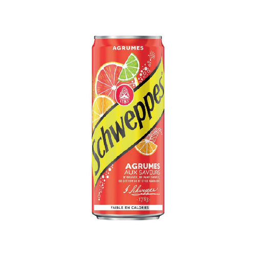 Photo du produit Schweppes Agrumes 33cl, non contractuelle