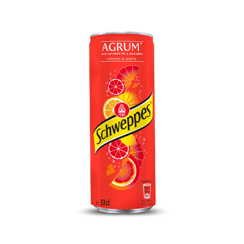 Photo du produit Schweppes Agrum' 33cl, non contractuelle