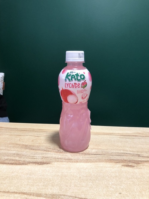 Photo du produit Boisson gelée de Coco - arôme Litchi 32 cl (Kato), non contractuelle