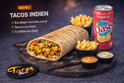 Photo du produit Menu Tacos L'Indien, non contractuelle