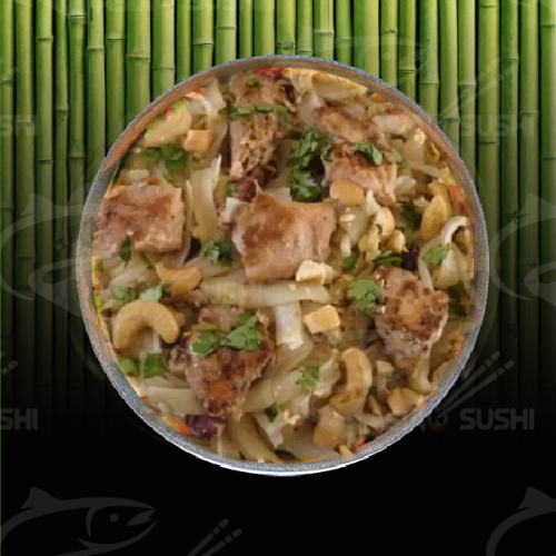 Photo du produit Pad Thaï saumon, non contractuelle