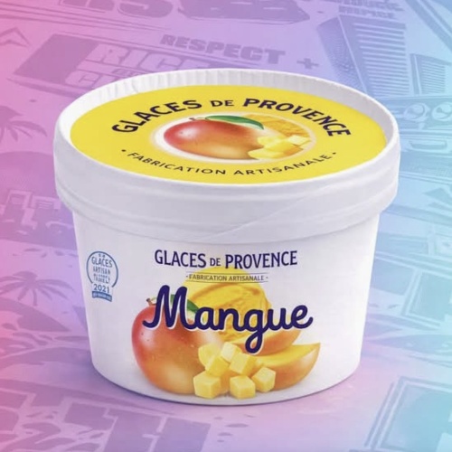 Photo du produit Glace Mangue, non contractuelle