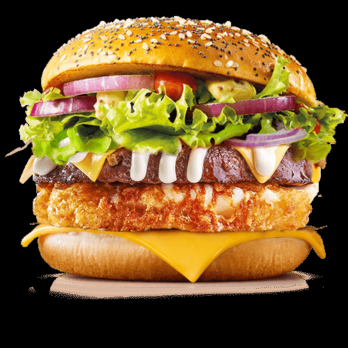 Photo du produit La Maxi Dalle (burger), non contractuelle