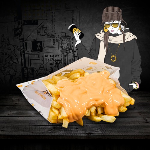Photo du produit Frites Cheese 🥔🧀, non contractuelle