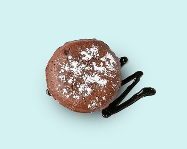 Photo du produit Fondant au chocolat cœur noisette , non contractuelle