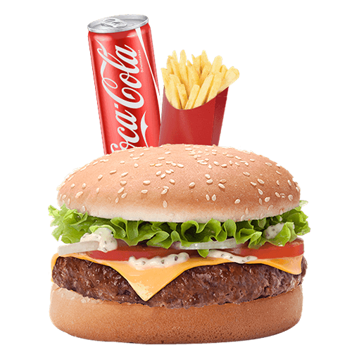 Photo du produit Menu le royal dinde burger, non contractuelle