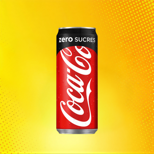 Photo du produit Coca-Cola zéro 33cl, non contractuelle