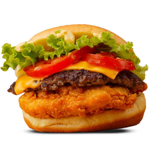 Photo du produit Burger Chicken Beef, non contractuelle