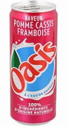 Photo du produit Oasis Pomme Cassis 33cl, non contractuelle
