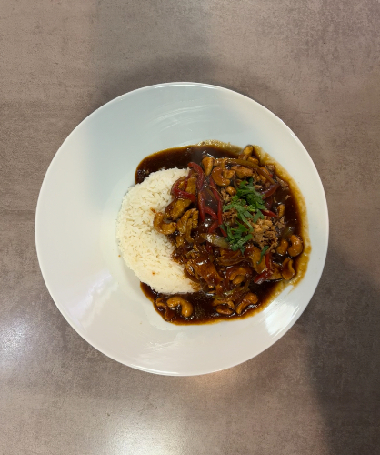 Photo du produit Wok Poulet noix de cajoux, non contractuelle