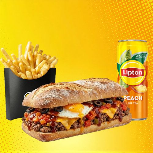 Photo du produit Menu sandwich oriental, non contractuelle