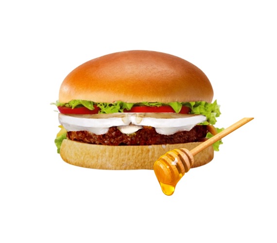 Photo du produit Burger Chèvre Miel , non contractuelle