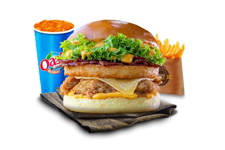 Photo du produit Menu Burger Raclette Chicken, non contractuelle