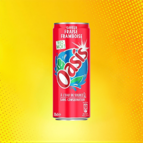 Photo du produit Oasis fraise framboise 33cl, non contractuelle