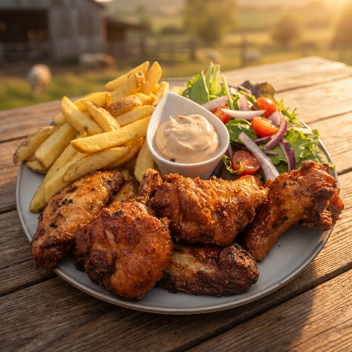Photo du produit Assiette de Wings, non contractuelle