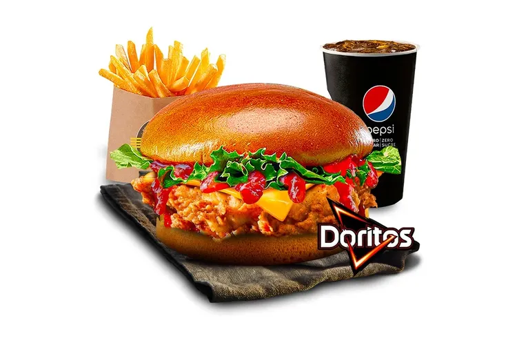 Photo du produit Menu Burger Hot Salsa 🌶️, non contractuelle