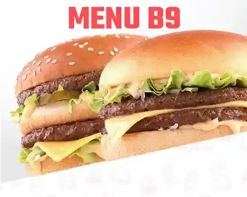 Photo du produit MENU B9, non contractuelle