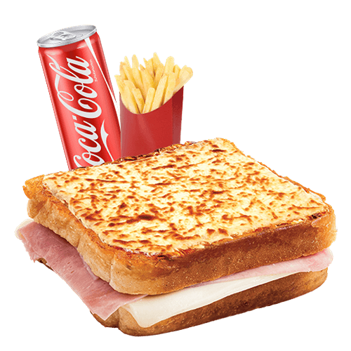 Photo du produit Menu Croque Monsieur, non contractuelle