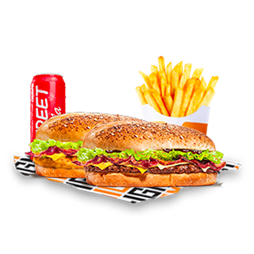Photo du produit Menu Long Chicken + Long Smoky, non contractuelle