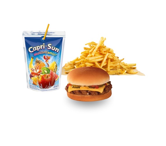 Photo du produit Cheeseburger Menu Kids, non contractuelle