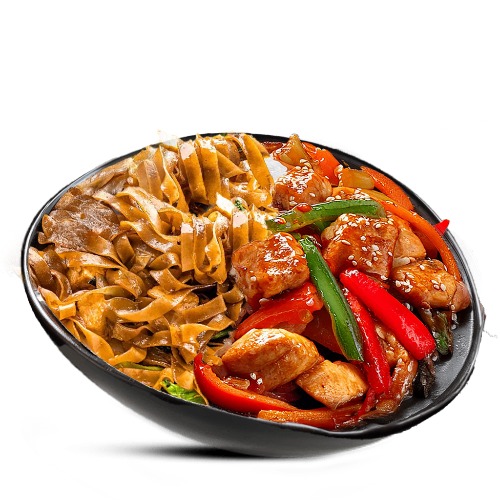 Photo du produit Pad Thaï Poulet Teriyaki Cacahuète, non contractuelle