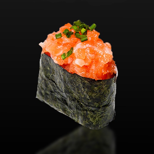 Photo du produit Gunkan saumon cru, non contractuelle