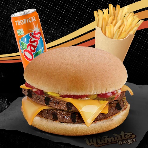 Photo du produit Menu Double Cheese, non contractuelle