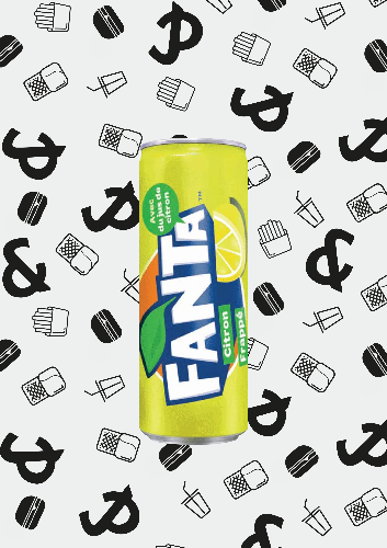 Photo du produit Fanta Citron 33cl, non contractuelle