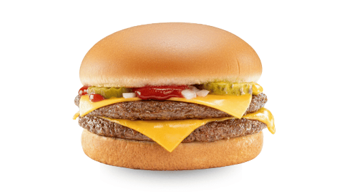Photo du produit Burger Le Double Cheese, non contractuelle