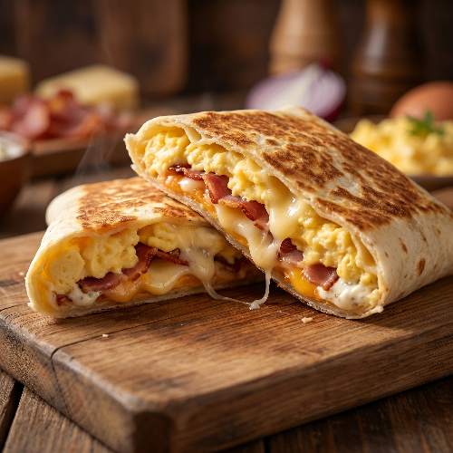 Photo du produit Eggs tacos Bacon, non contractuelle