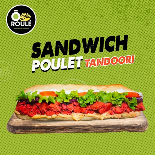 Photo du produit Sandwich Poulet Tandoori 🇮🇳, non contractuelle