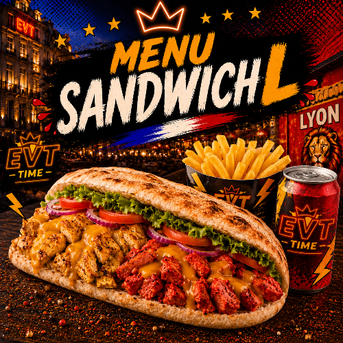 Photo du produit Menu Sandwich L 🍟🥤, non contractuelle