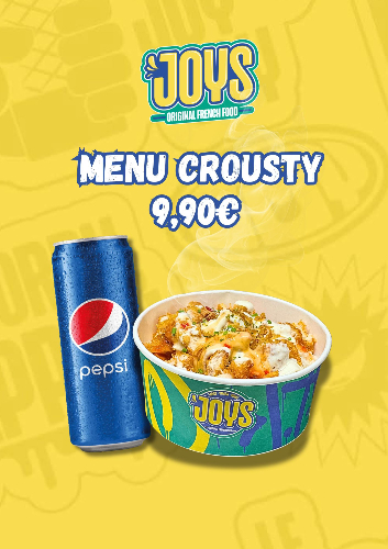 Photo du produit   Menu Crousty joys, non contractuelle