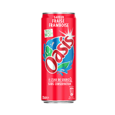 Photo du produit Oasis fraise framboise 33 cl, non contractuelle