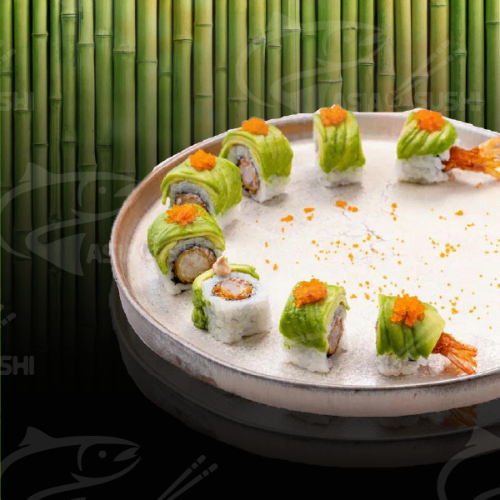 Photo du produit Maki Snake tempura avocado, non contractuelle