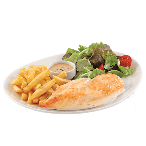 Photo du produit ESCALOPE ASSIETTE, non contractuelle